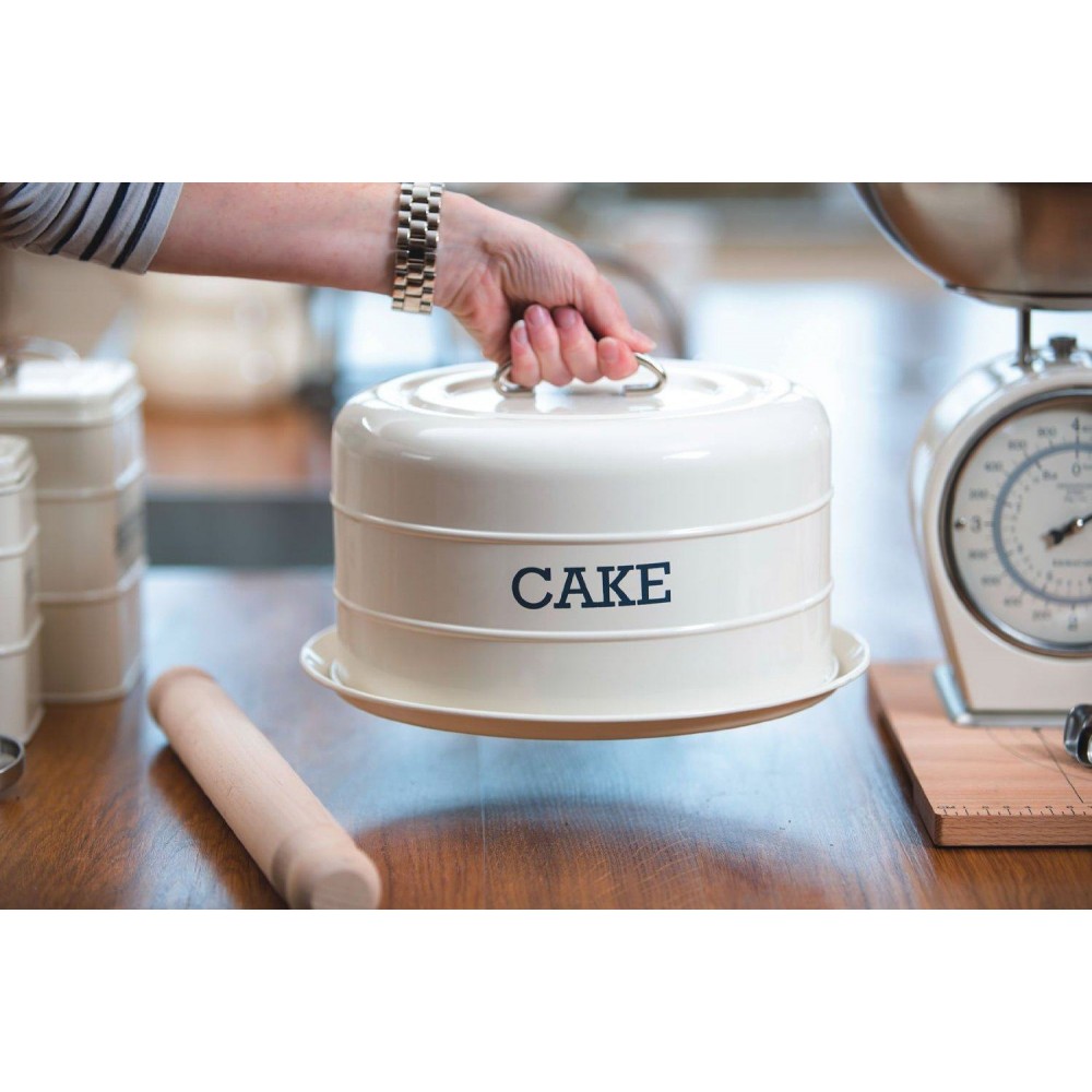 Serving dishes Living Nostalgia Airtight Cake Storage Tin